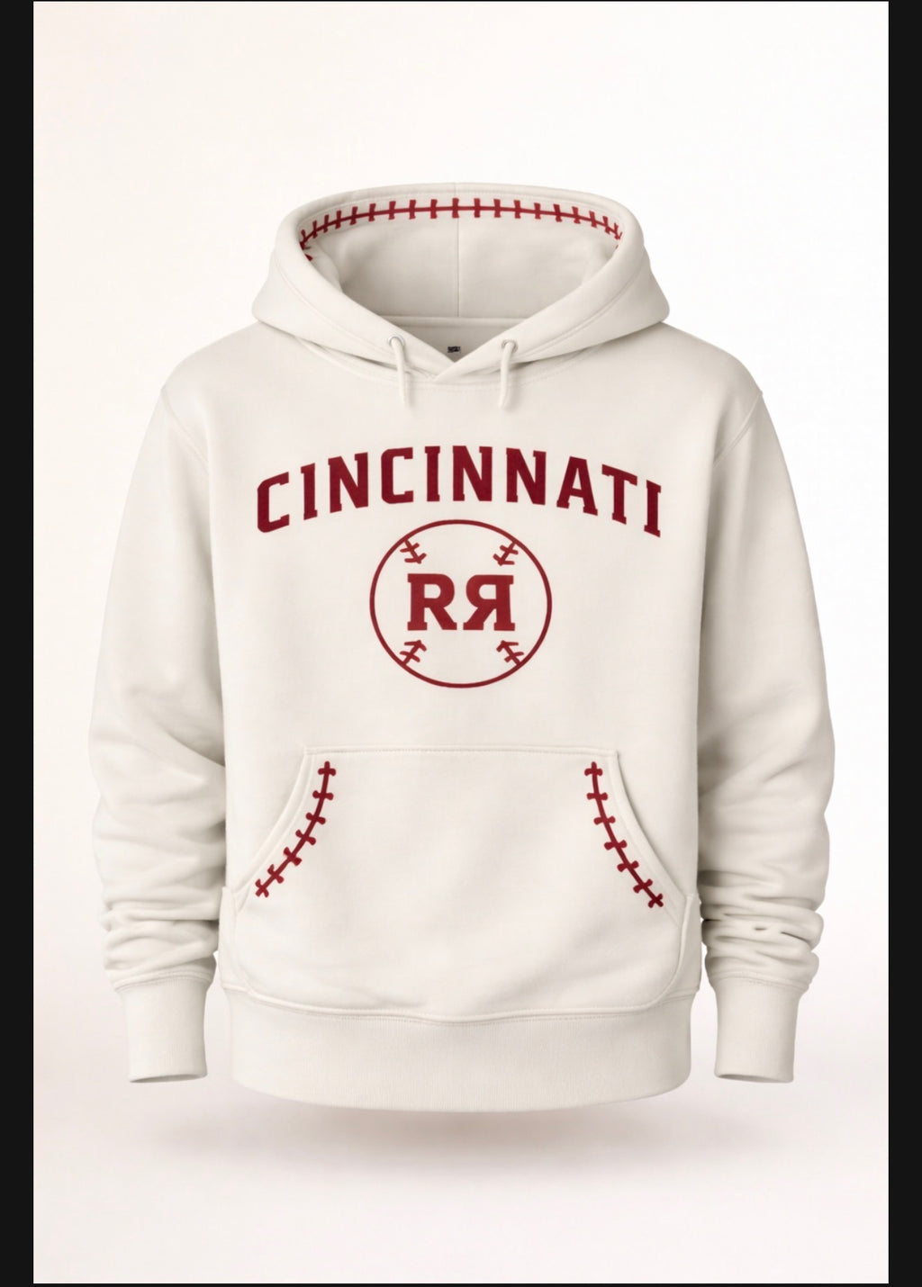 Rev RR Baseball Hoodie Cream